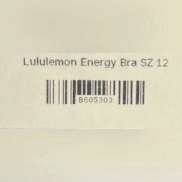 lululemon athletica black energy bra - Picture 6 of 6